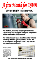 Fathers Day Gift Certificate